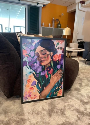 Kleur women bloem Poster available in multiple sizes / Poster in meerdere formaten, staat: Nieuw met prijskaartje, € 15,00, € 16,45 inclusief Kopersbescherming Pro