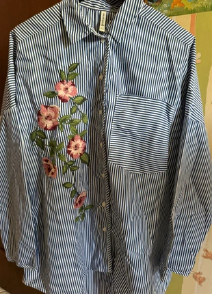 Camicia lunga, brand: Stradivarius, condition: Very good, size: S / 36 / 8, €4.00, €4.90 includes Buyer Protection