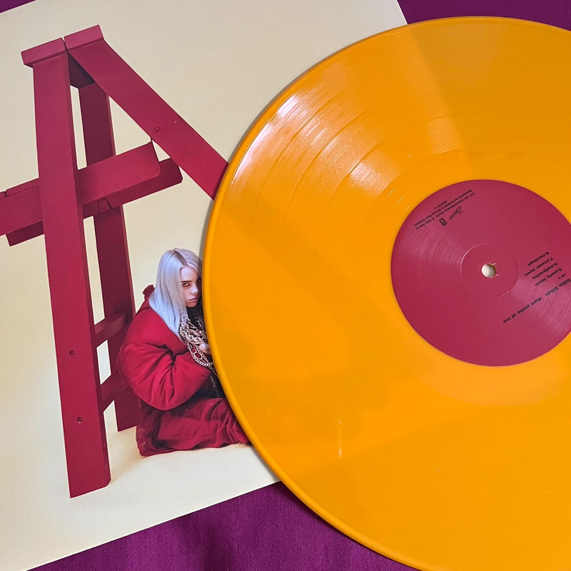 Billie eilish dont smile at me yellow jaune geel vinyl lp record