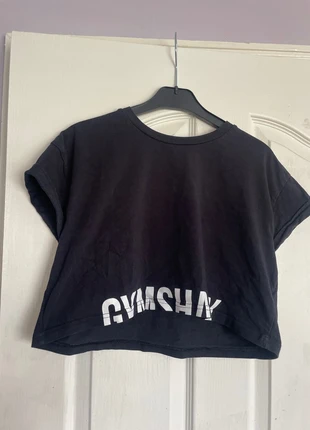 Gymshark black crop top, brand: Gymshark, condition: Very good, size: M / 38 / 10, €4.00, €4.90 includes Buyer Protection