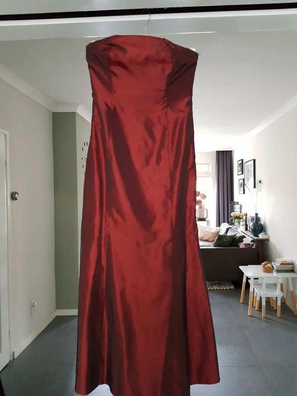 Dertig zuiger Hol Gala jurk (bordeaux) incl. Sjaal - Vinted