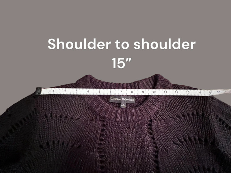 Catherine Malandrino Women’s Black Pullover Sweater Women’s Size Small 4