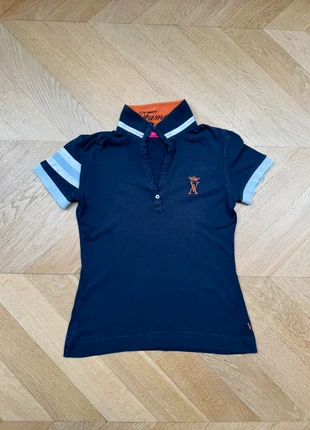 Polo col classique Vicomte A Paris Palm Beach Bleu Marine S Taille 2, marque: Vicomte A., état: Très bon état, taille: S / 36 / 8, 10,00 €, 11,20 € Protection acheteurs incluse