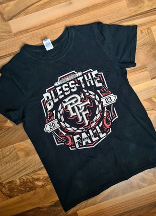 blessthefall btf Tshirt Shirt BandMerch Merchandise Shirt Top 100% Baumwolle, merk: Gildan, staat: Heel goed, maat: S / 36 / 8, € 4,00, € 4,90 inclusief Kopersbescherming