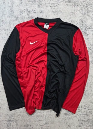 Maillot Nike Dri-Fit XL Rouge Noir Manches Longues Vintage Football, brand: Nike, condition: Very good, size: XL, €34.99, €37.44 includes Buyer Protection Pro