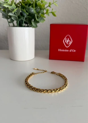 Bracelet doré maille palmier neuf en acier inoxydable tendance haut de gamme, marke: histoire d'or, zustand: Sehr gut, 15,00 €, 16,45 € beinhaltet Vinted-Käuferschutz Pro