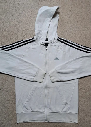 Veste Zip Adidas Blanc S, marque: adidas, état: Très bon état, taille: S, 25,00 €, 26,95 € Protection acheteurs (Pro) incluse