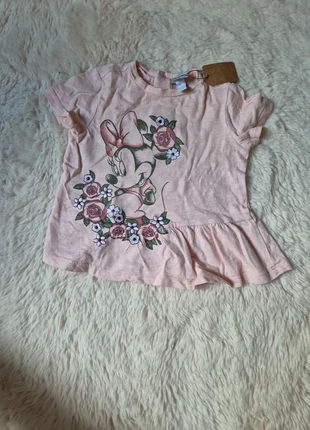 Tee-shirt fille Disney Minnie rose 18-24 mois volant girly, brand: Disney, condition: Very good, size: 18-24 months / 86 cm, €3.50, €4.38 includes Buyer Protection