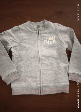 Gilet zippé gris 12 mois Z, brand: Grain de Blé, condition: Very good, size: 9-12 months / 74 cm, €2.50, €3.33 includes Buyer Protection