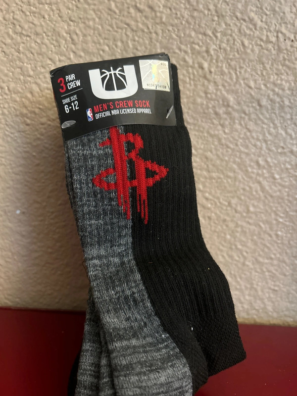 Men’s Houston Rockets Socks 1