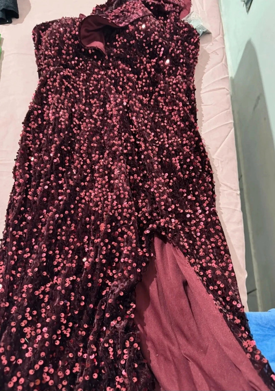 Vestido lindo novo com brilho 3