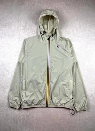 K-Way Waterproof Coat Hood / Le Vrai 3.0 Claude Windbreaker Jacket | Beige | Size S | Men  #379, brand: K-Way, condizioni: Ottime, taglia: S, €75.00, €79.45 include la Protezione acquisti
