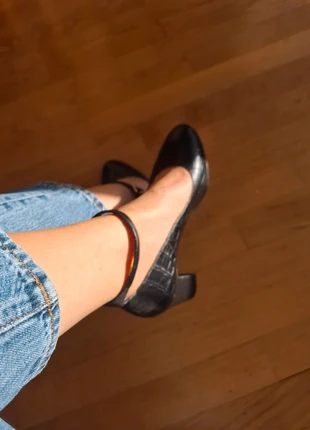 Superbes chaussures à talons Minelli, cuir noir, 37, brand: Minelli, condition: Very good, size: 37, €13.00, €14.35 includes Buyer Protection