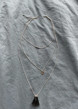 Multilayered Silver Tassel Necklace , état: Très bon état, 3,00 €, 3,85 € Protection acheteurs incluse