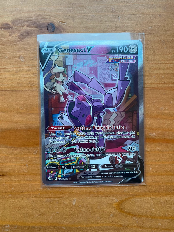 Carte Pokémon Genesect V alternative poing de fusion - Vinted