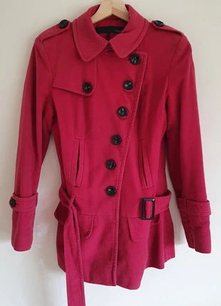 Next Vintage Red Trench Coat Size 8 Excellent Condition, brand: Next, condition: Very good, size: S / 8, £7.99, £9.09 includes Buyer Protection