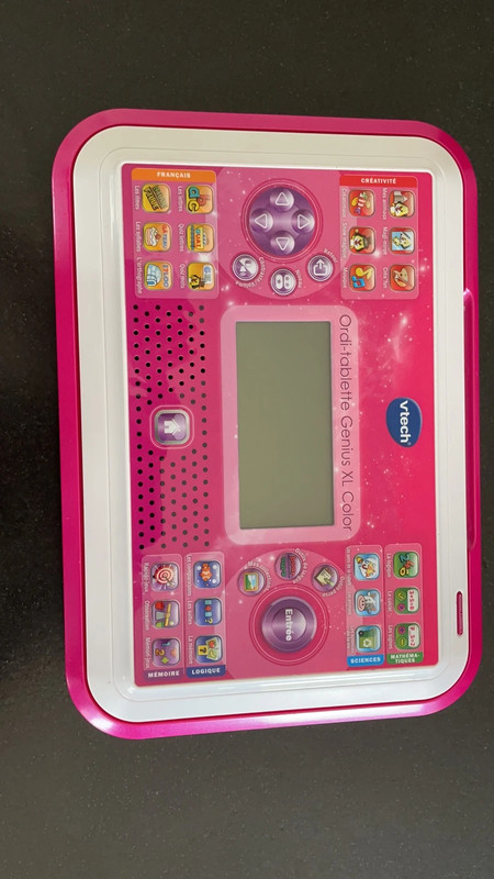 Ordi tablette genius xl color rose, jeux educatifs