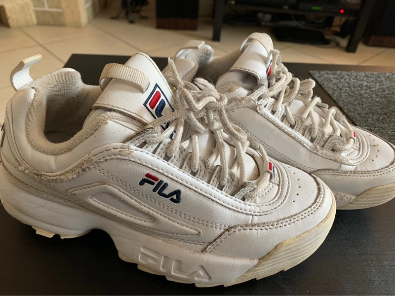 Fila disruptor blanche shop taille 36