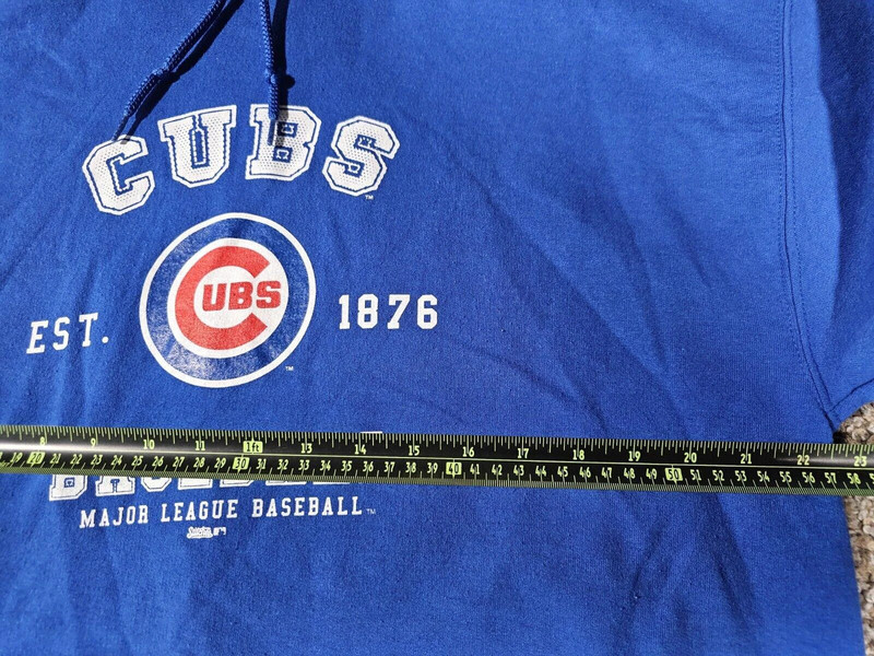 Stitches Chicago Cubs Adult Hoodie Blue Size Large Mlb 5