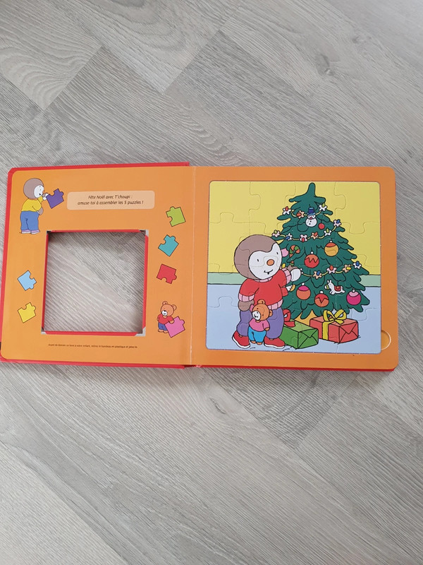 Le Livre-puzzle de T'choupi, Joyeux Noël ! - Dès 2 ans