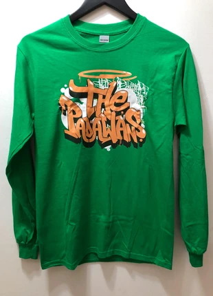 Camiseta manga larga verde con graffiti, marque: Nakamas Company, état: Neuf sans étiquette, taille: S, 15,00 €, 16,45 € Protection acheteurs incluse