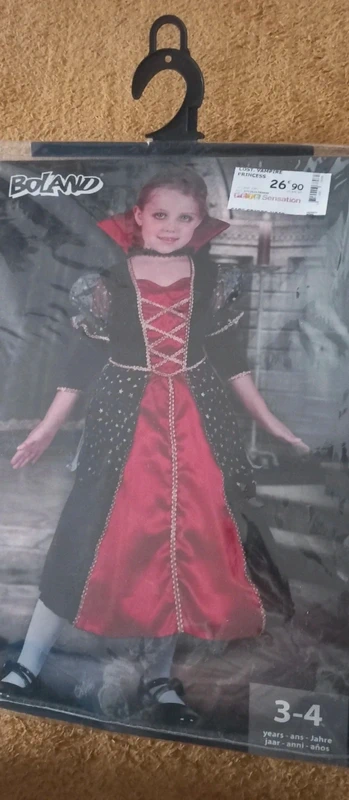 Robe Déguisement fille vampire, princesse - photo numéro 2