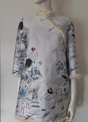 Robe qipao chaude hiver manches longues, marke: EYEDOLL, zustand: Sehr gut, größe: L / 40 / 12, 8,00 €, 9,10 € inklusive Vinted-Käuferschutz