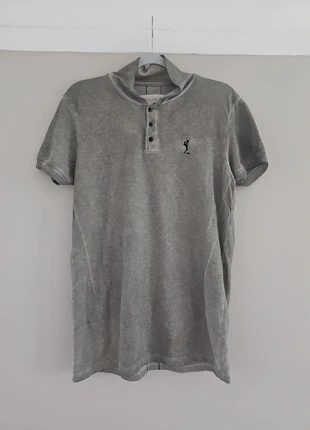 Religion washed grey mens polo shirt tshirtsize M, brand: Religion, condition: Satisfactory, size: M, £5.00, £5.95 includes Buyer Protection