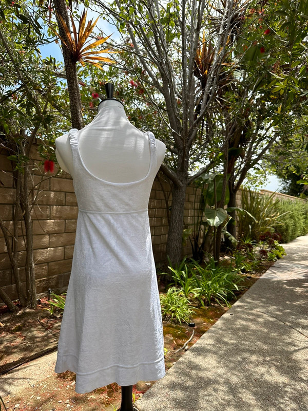 Y2k white summer dress 2