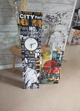 Lot de 2 toiles New York, estado: Nuevo sin etiquetas, 3,00 €, 3,85 € Protección al comprador incluida