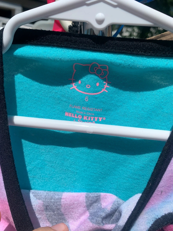 Hello Kitty tie dye shirt 4