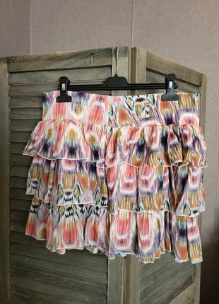 Jupe Jolina Multicolores froufrou été taille L rose , marke: JOLINA, zustand: Sehr gut, größe: L / 40 / 12, 3,00 €, 3,85 € inklusive Vinted-Käuferschutz