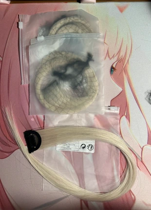 Extensions platino blonde clip hair wig cosplay anna frozen, merk: Taobao, staat: Nieuw met prijskaartje, € 3,00, € 3,85 inclusief Kopersbescherming