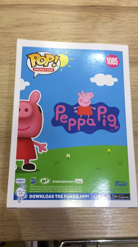 Funko POP - 1085 POP Animation: Peppa Pig - Peppa Pig - Vinyl Figurine