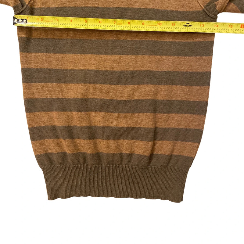 (Best Suits Size XS) Y2K Grunge Striped Sweater 4