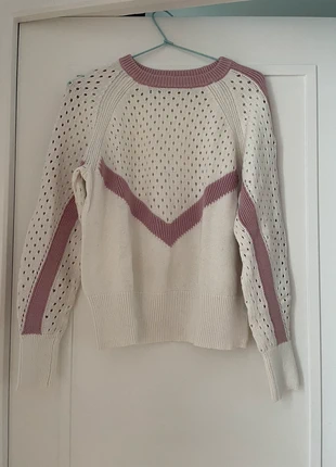 Pull blanc et rose épais – Kookai, T0, marca: KOOKAÏ, estado: Muito bom, tamanho: XS / 34 / 6, €12.00, €13.30 inclui Proteção do Comprador