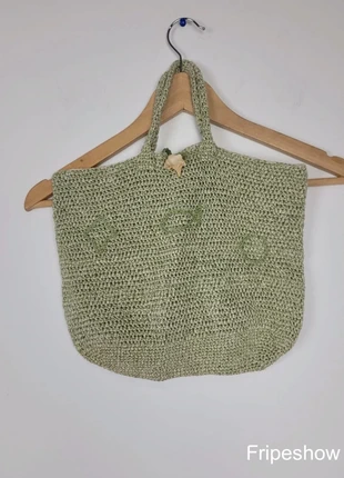 Sac vert fait en crochet avec broderie Vintage 90s y2k, marque: Vintage, état: Très bon état, 6,00 €, 7,00 € Protection acheteurs (Pro) incluse