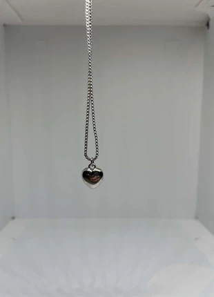 Steel heart necklace, brand: Heart, condition: New without tags, £2.99, £3.84 includes Buyer Protection