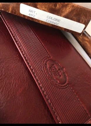 🧡 Vintage Cognac Leather Women’s Wallet – Made in Italy | With Original Box | Never Used 🧡, marca: Strada, estado: Novo sem etiquetas, €8.00, €9.10 inclui Proteção do Comprador