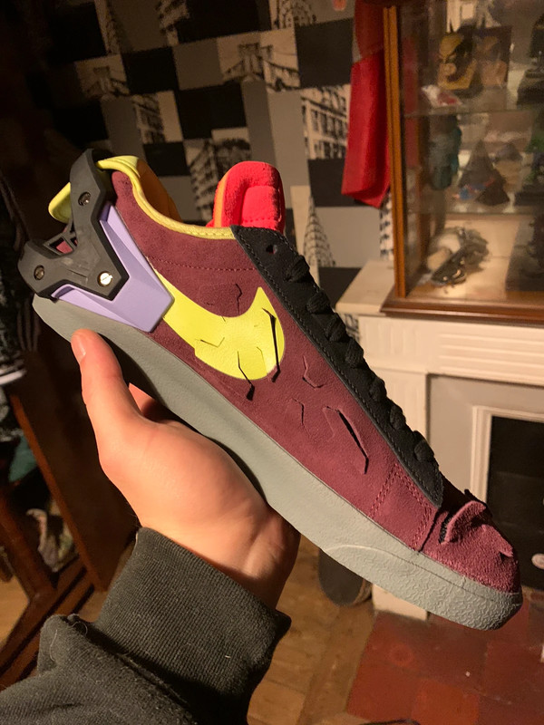 Nike blazer low Acronym Night Maroon