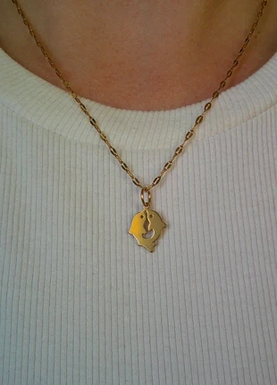 Collier couple de dauphin 🌟 acier inoxydable 🌟 amour aquatique, condizioni: Ottime, €8.00, €9.10 include la Protezione acquisti Pro