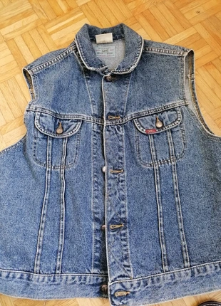 Vintage Lee Union made Rough Riders Jeansjacke Sleeveless, marke: Lee, zustand: Gut, größe: XL, 44,99 €, 47,94 € inklusive Vinted-Käuferschutz