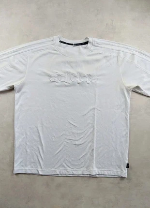 T-shirt Vintage Y2K Adidas Blanc, marke: adidas, zustand: Gut, größe: XL, 3,99 €, 4,89 € inklusive Vinted-Käuferschutz