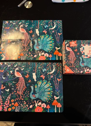 Puzzle « jardin secret » Mes premiers ateliers du calme 70 pièces, 5+, merk: Deux coqs d'or, staat: Heel goed, € 4,00, € 4,90 inclusief Kopersbescherming