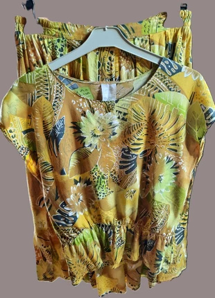 Ensemble jupe mi-longue et haut imprimé fleuri, brand: Vintage Dressing, condition: Very good, size: XL / 42 / 14, €10.00, €11.20 includes Buyer Protection