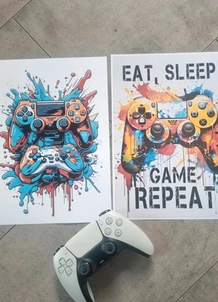 🎮 Set van 2 gaming posters – 20x30 cm, marca: geen, estado: Muy bueno, 5,00 €, 5,95 € Protección al comprador incluida