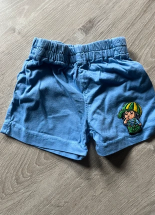 Blauw shortje, estado: Bom, tamanho: 3-6 meses / 62 cm, €1.00, €1.75 inclui Proteção do Comprador
