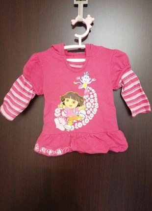 Jersey-vestido, nickelodeon, 3meses,dora la exploradora, marque: Nickelodeon, état: Très bon état, taille: 1-3 mois / 56 cm, 4,00 €, 4,90 € Protection acheteurs incluse