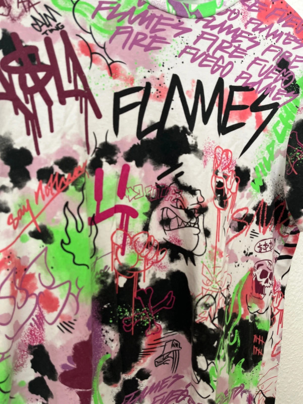 Camiseta fuego bershka hotsell