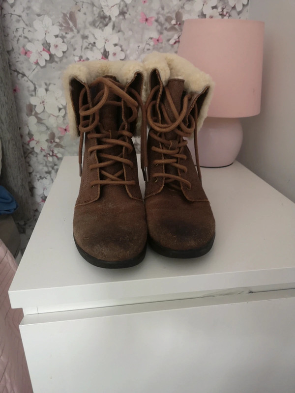 Ugg wedge lace up 2025 boots